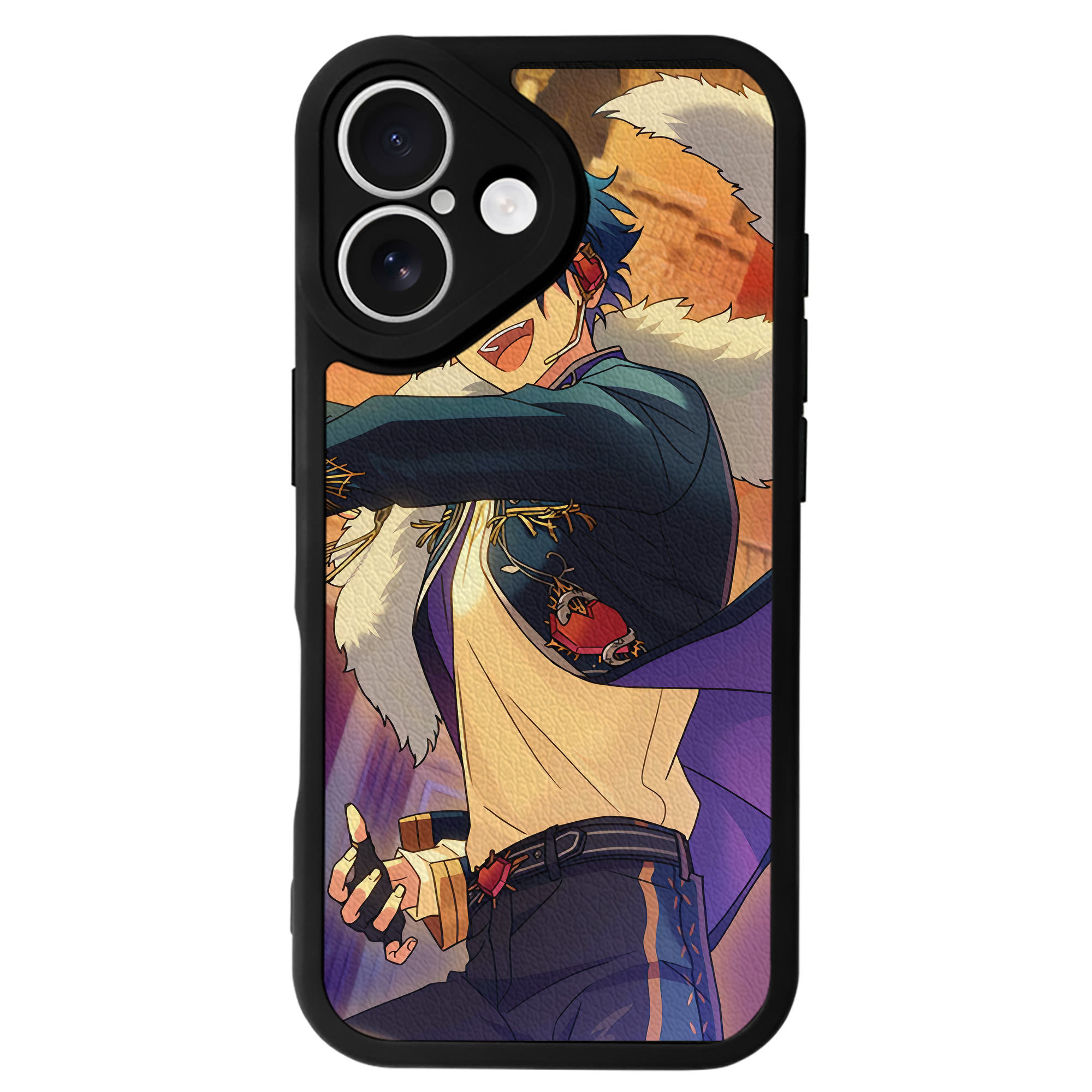 （画像用） あんさんぶるスターズ! Ensemble Stars 【iPhone 16シリーズ対応】シリコンスマホケース（レザー調） 材質：シリコン